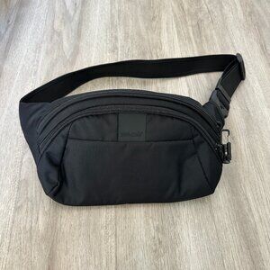 Pacsafe Anti Theft Travel Bag RFID Safe Metrosafe LS120 Hip Fanny Pack Black